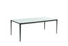 Magnate Large Outdoor Dining Table - White Marble