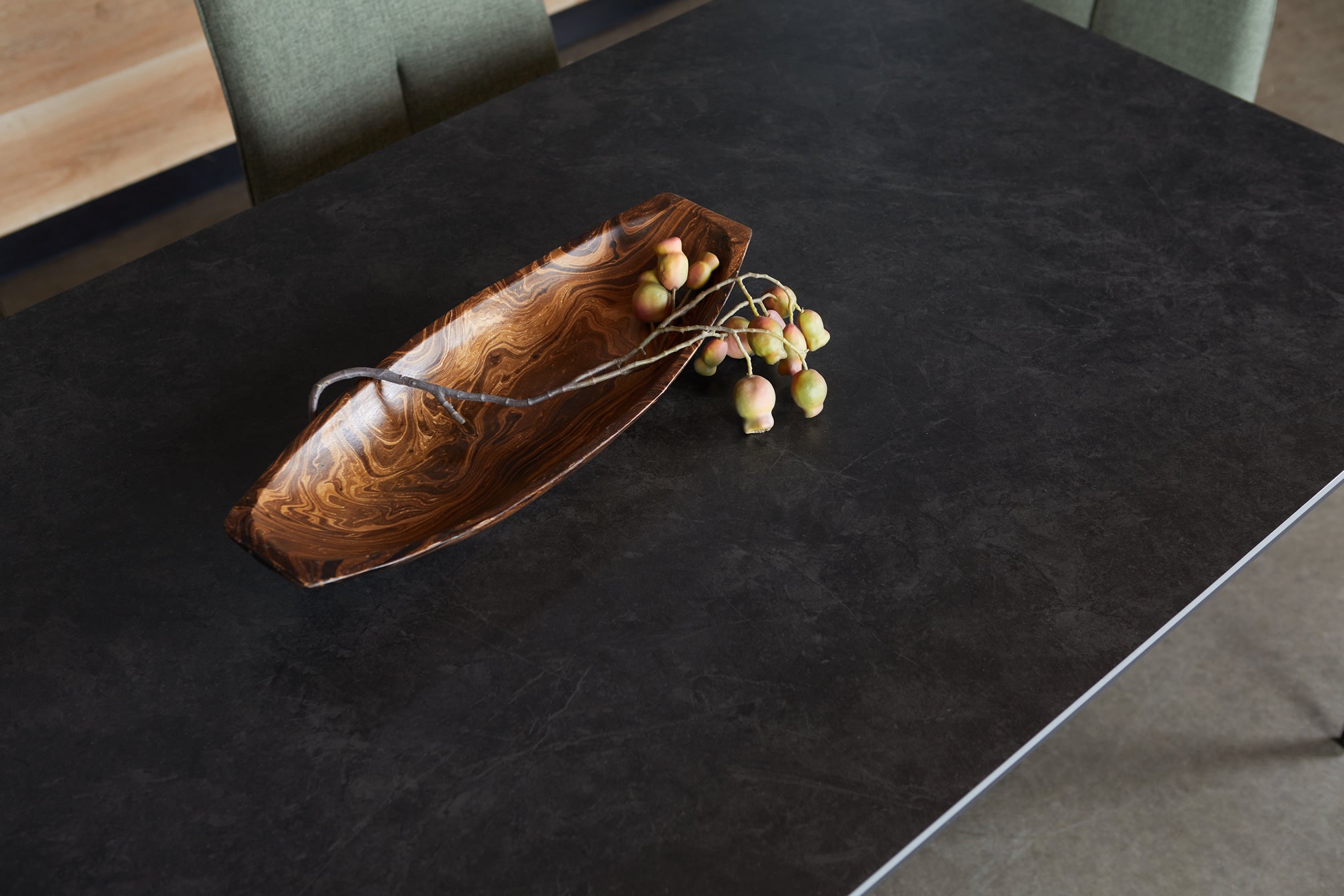 Molly Dining Table Grey Stone Ceramic