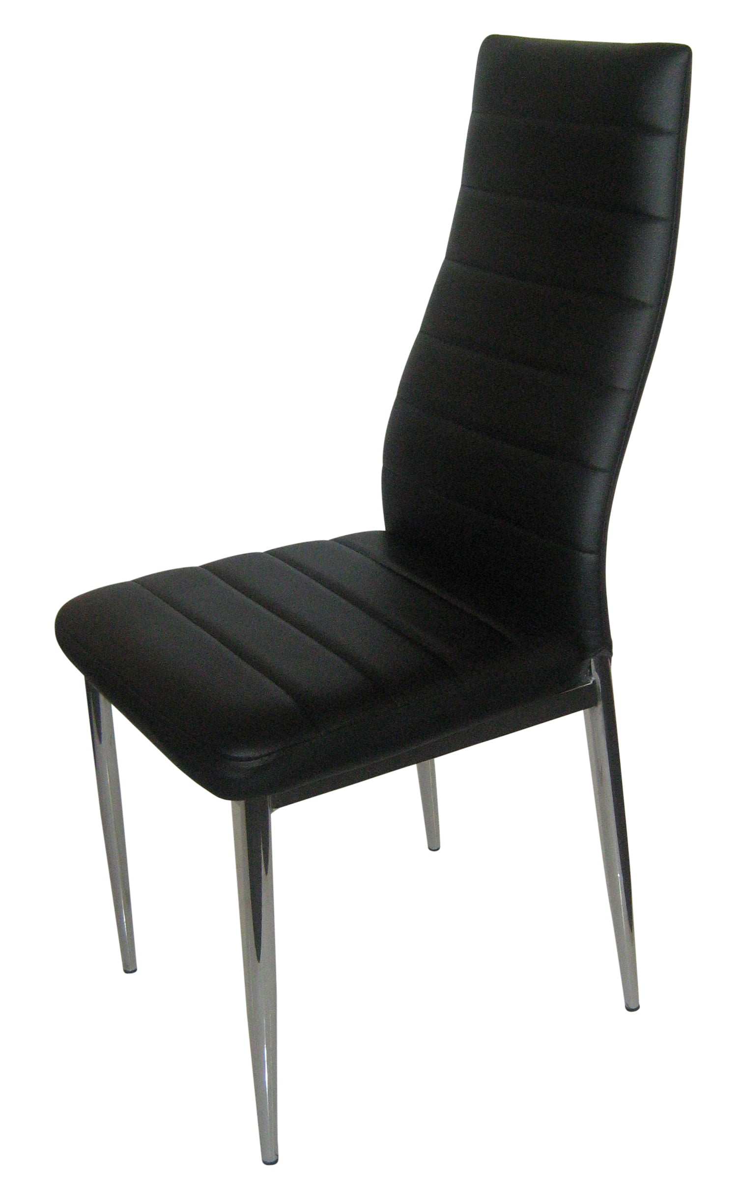 Jacey Dining Chair - Black Faux Leather