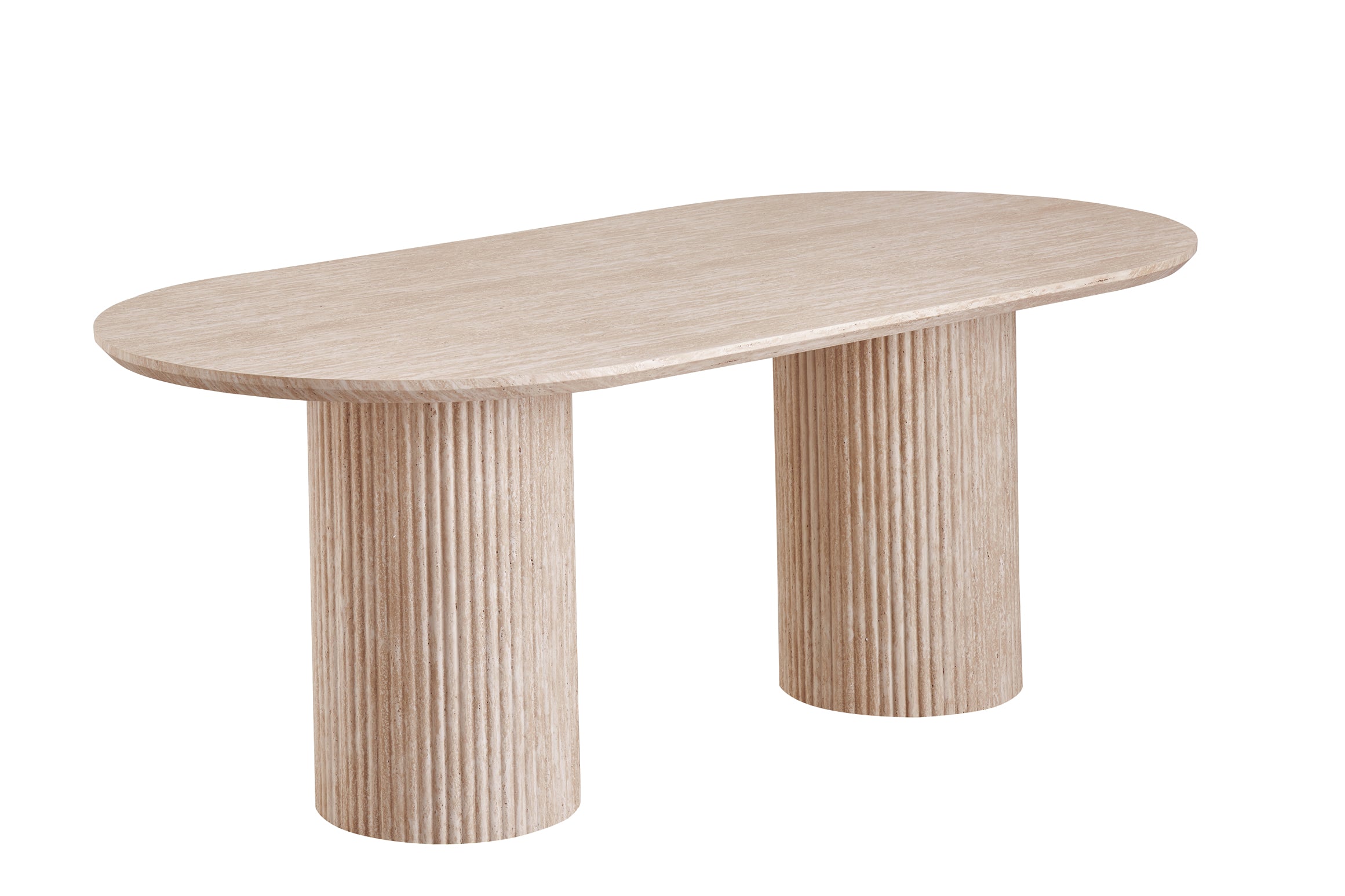 Montel Dining Table Limestone