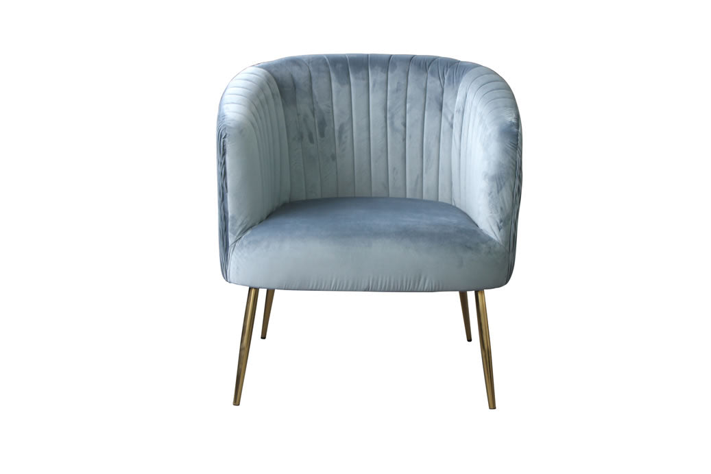 Perla Chair - Blue Green Velvet