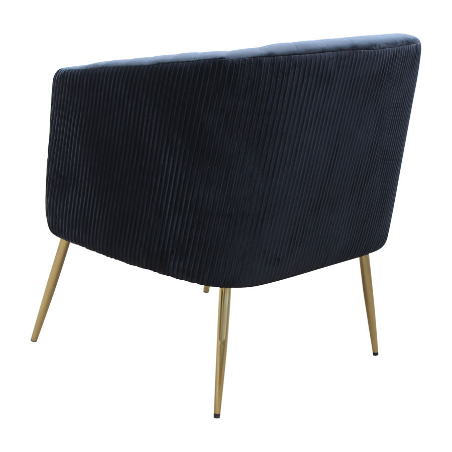 Perla Chair - Black Velvet
