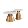 Como Coffee Table Set - Gold Base