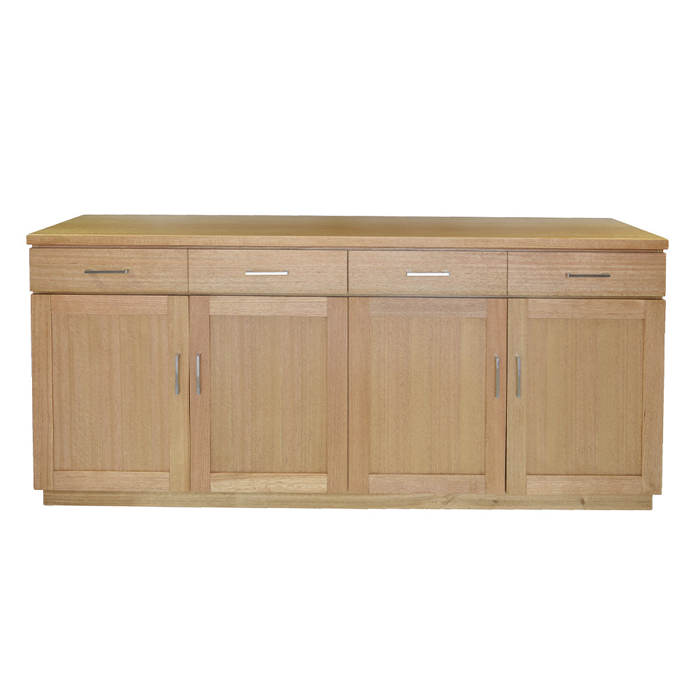 Nova Buffet 4 Door 4 Drawer 1.8m Wheat