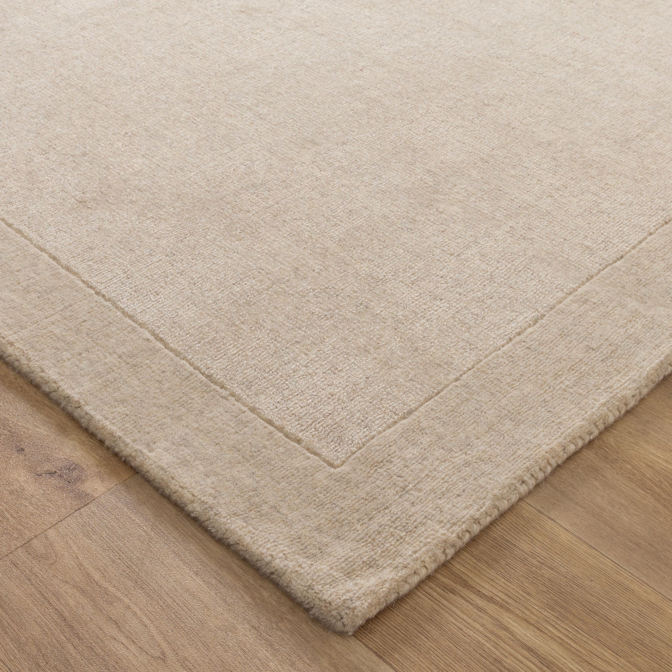 Seda Natural Border Wool Rug
