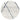 Odelle Noah White Blue Contemporary Round Rug