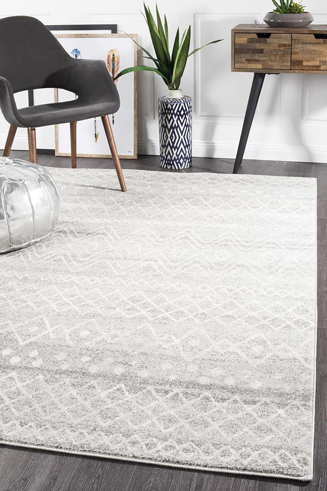 Odelle Nadia Grey Rustic Tribal Rug