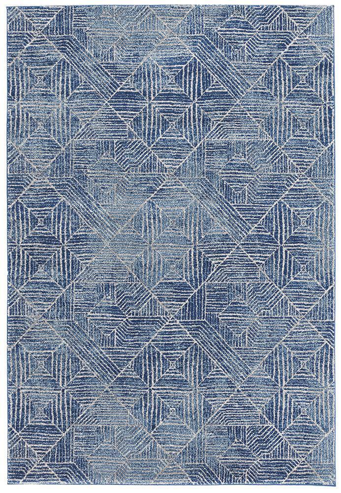Odelle Kenza Contemporary Navy Rug