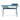 Ruban Wooden Home Office Desk - Light Blue