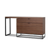 Anwen Extendable Home Office Desk - Walnut