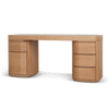 Solvia 1.7m Office Desk - Natural Oak