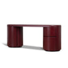 Myrren 1.9m Office Desk - Burgundy Red