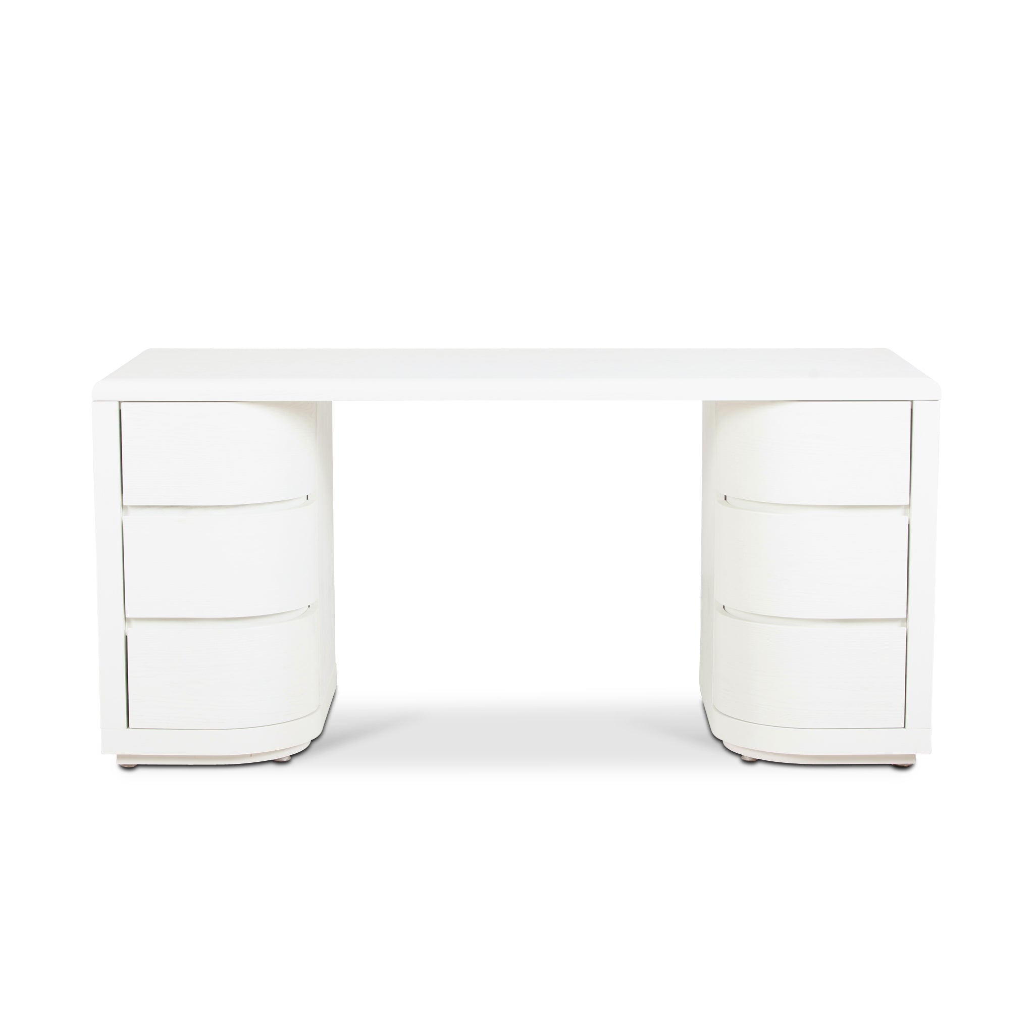 Aiza 1.6m Office Desk - White