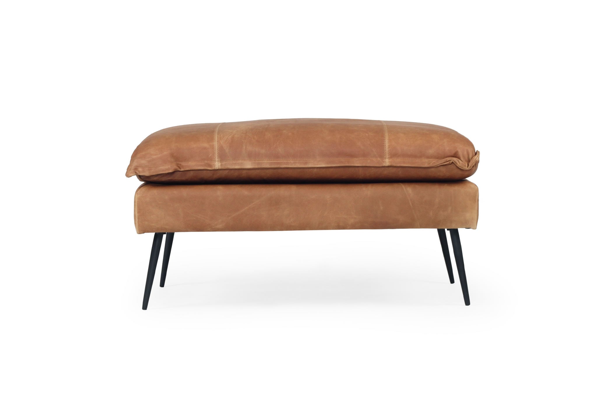 Marly Footstool - Cognac