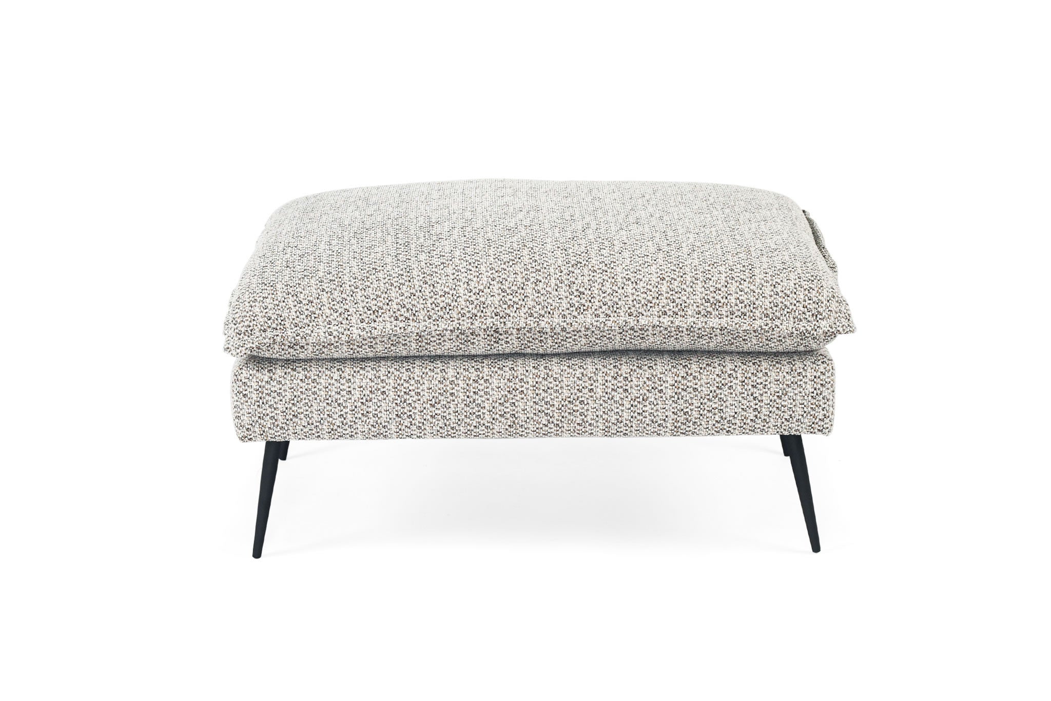 Marly Footstool - Mottled Taupe