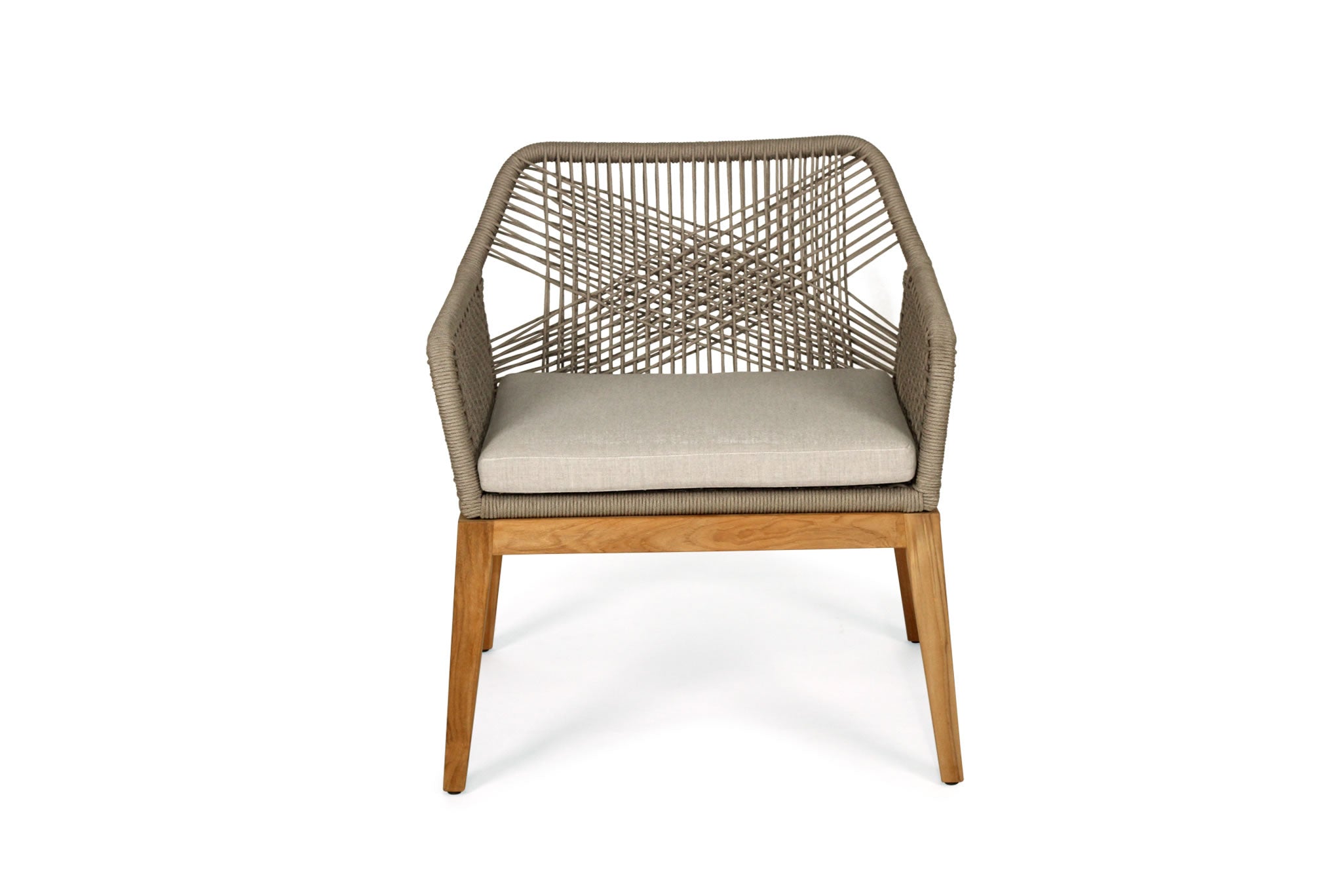Key Largo Outdoor Dining Chair - Light Grey