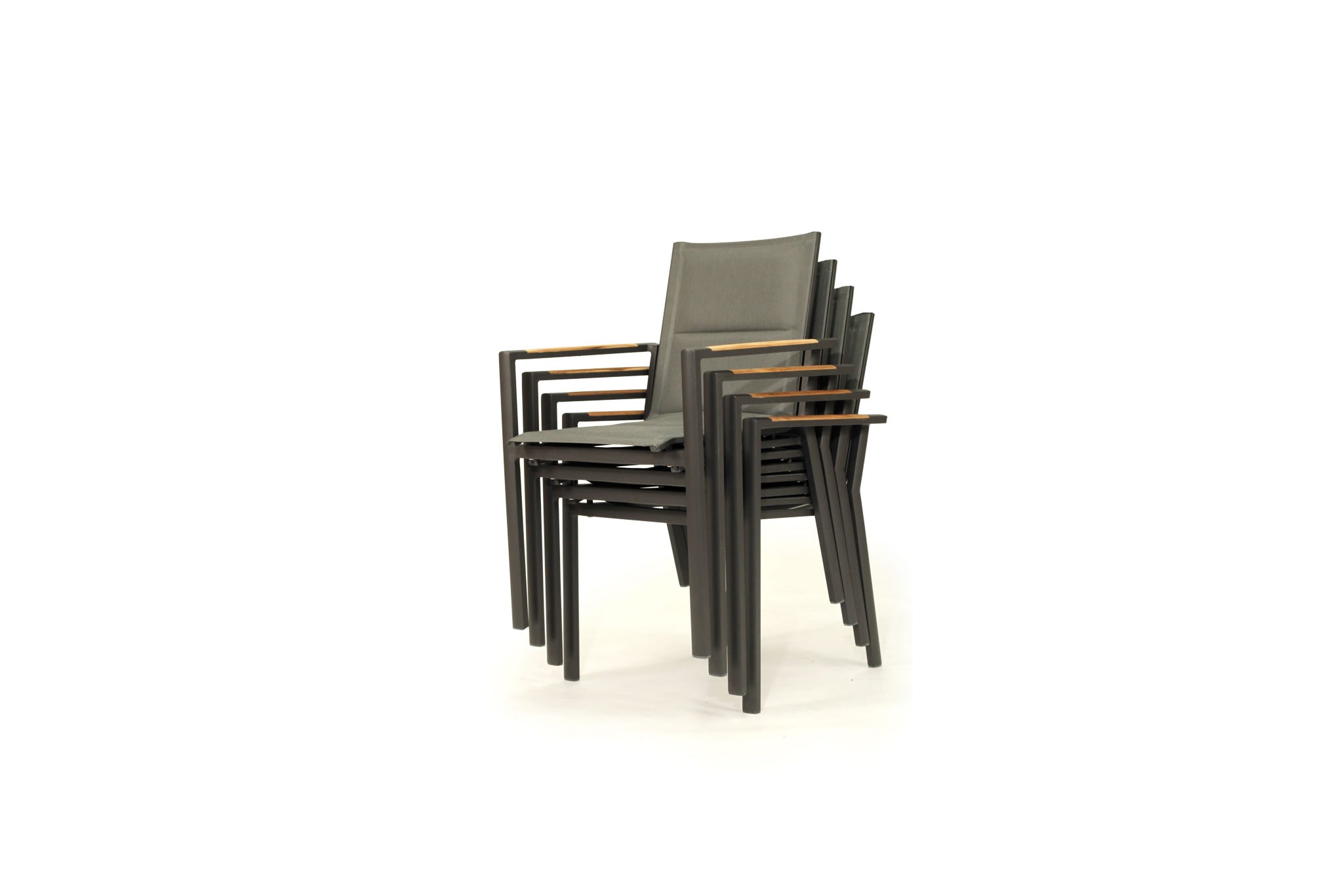 Roberto Outdoor Dining Chair - Black (Set of 4)