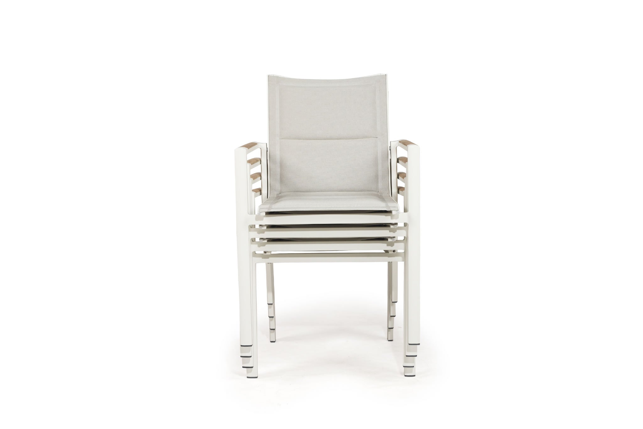 Roberto Outdoor Dining Chair - White (Set of 4)