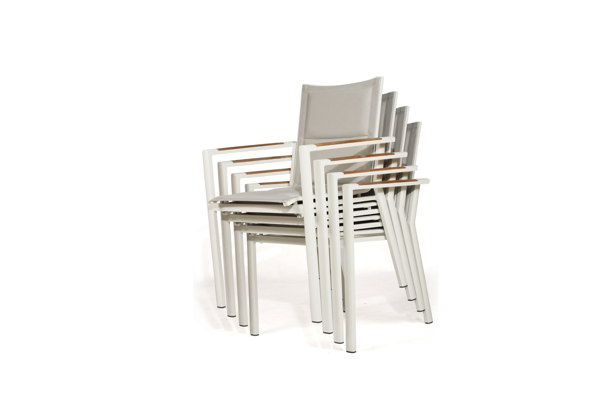 Roberto Outdoor Dining Chair - White (Set of 4)