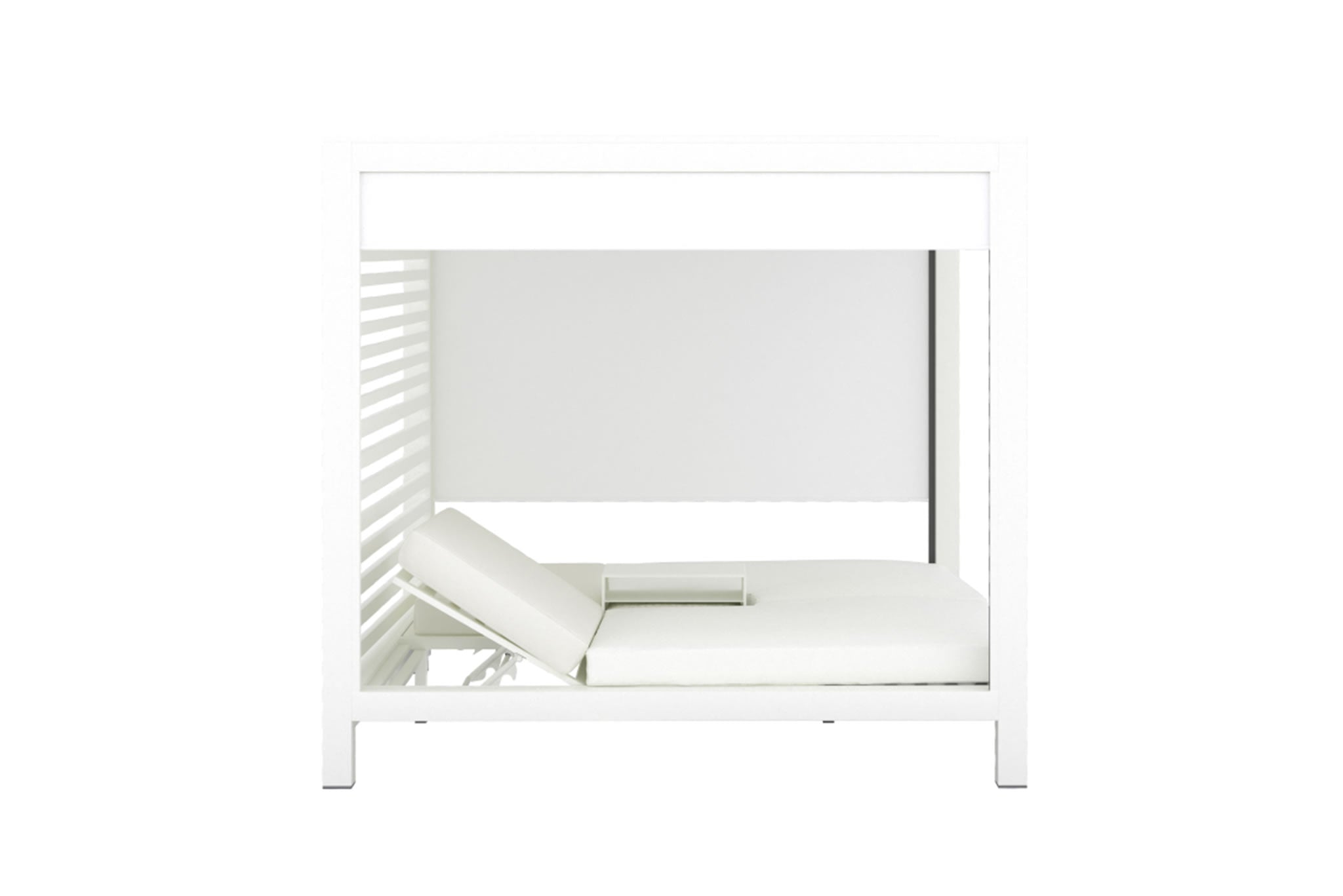 Santorini Double Daybed Villa - Pearl White