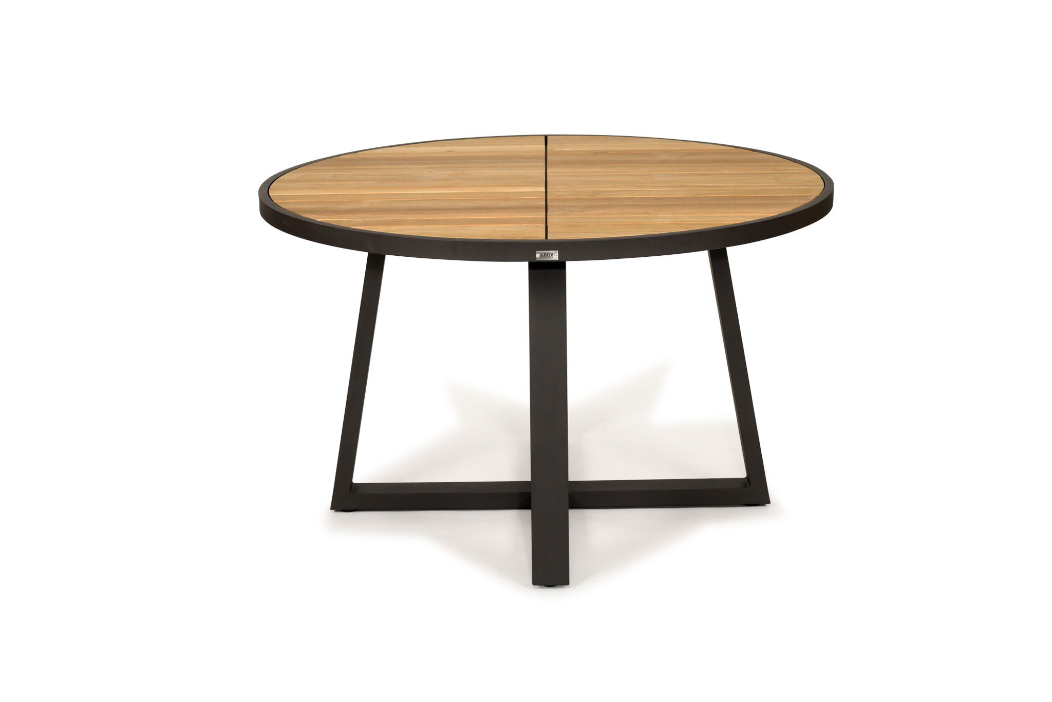 Watego Outdoor Round Dining Table 125cm - Black