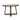 Watego Outdoor Round Dining Table 125cm - Black