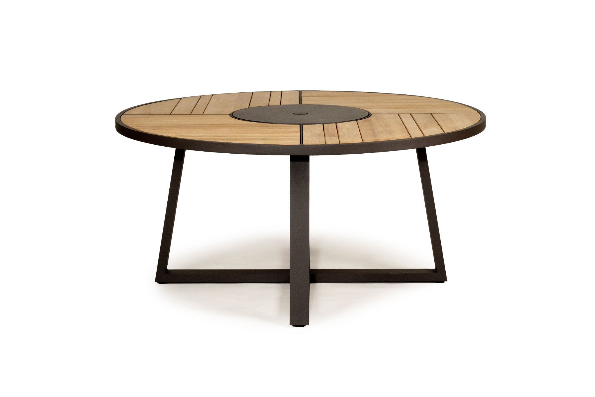 Watego Outdoor Round Dining Table 160cm - Black