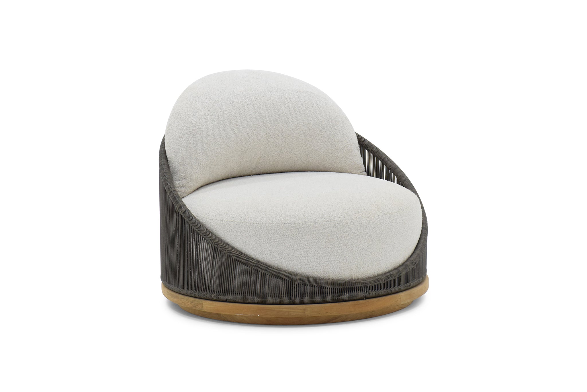 Avoca Outdoor Swivel Sofa - Basalt
