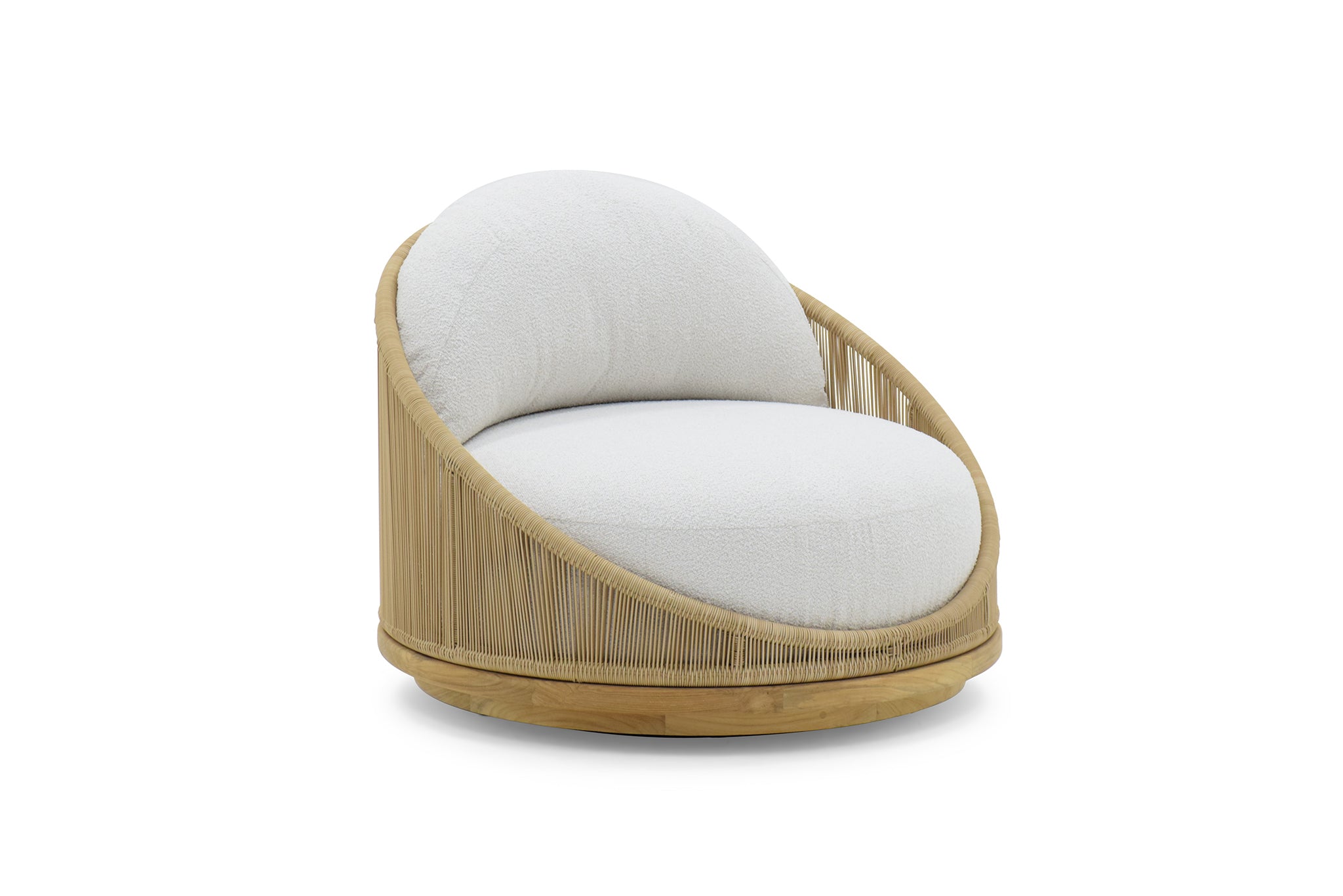 Avoca Outdoor Swivel Sofa - Natural