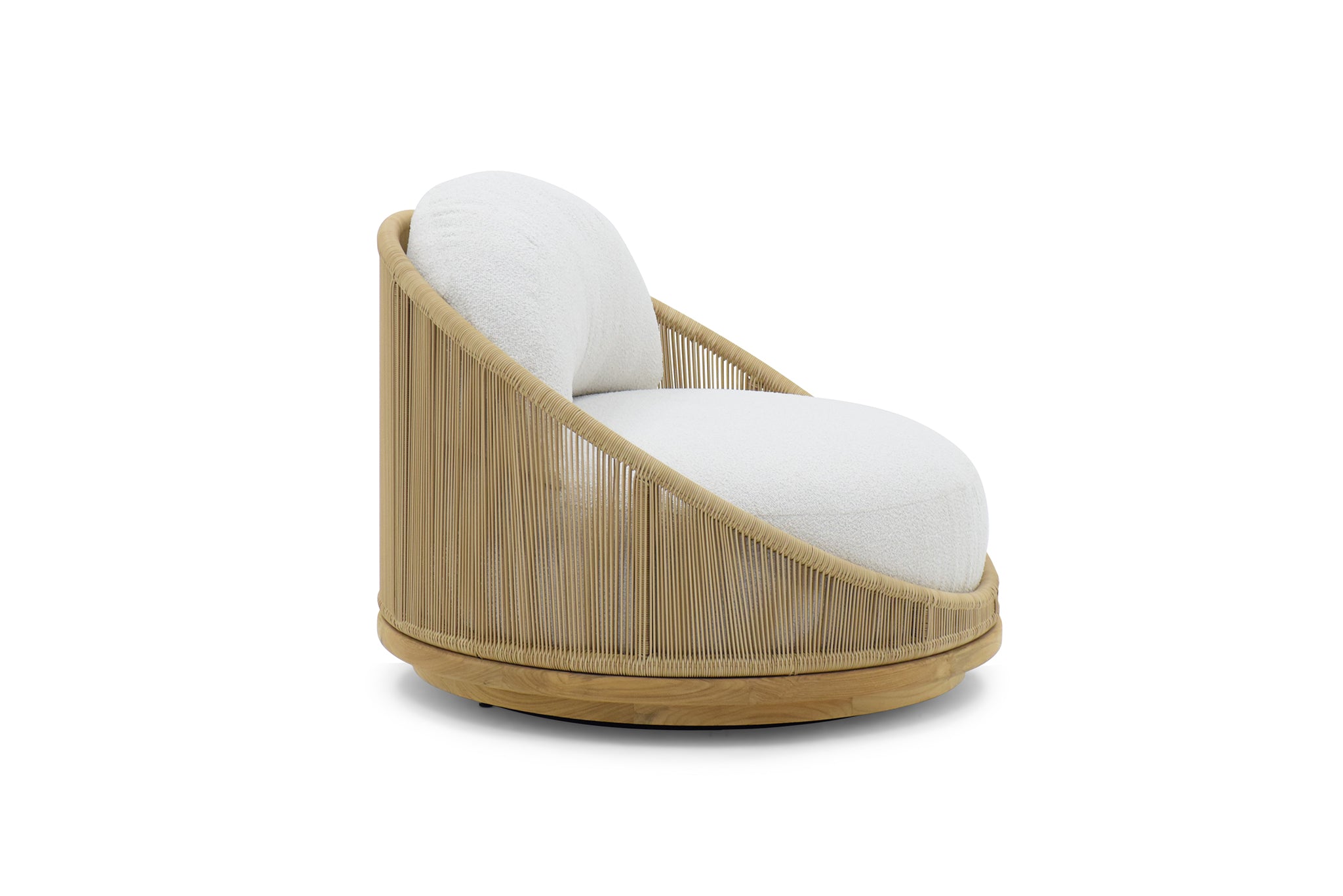 Avoca Outdoor Swivel Sofa - Natural