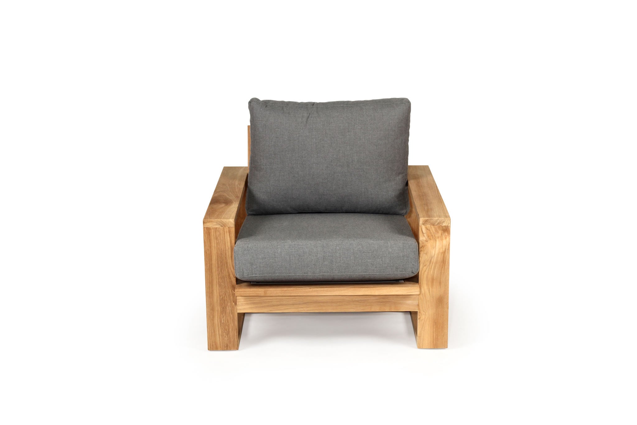 Double Island Outdoor Sofa 1 Seater - Slate