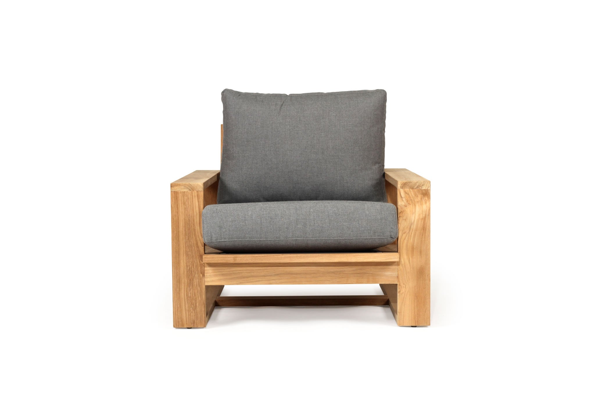 Double Island Outdoor Sofa 1 Seater - Slate