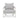 Kingscliff Outdoor Sofa 1 Seater - Powder Coated White Frame