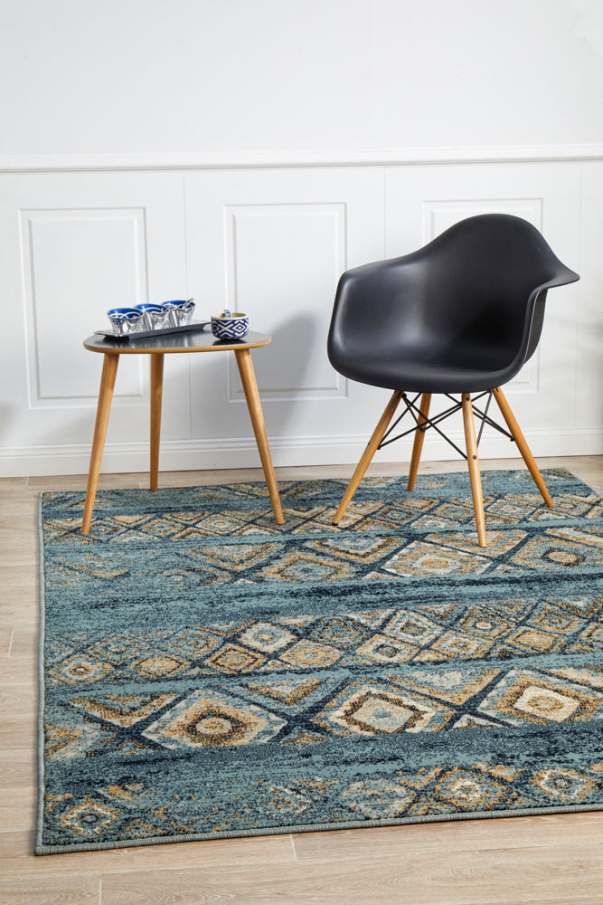 Oracle Contrast Blue Rug
