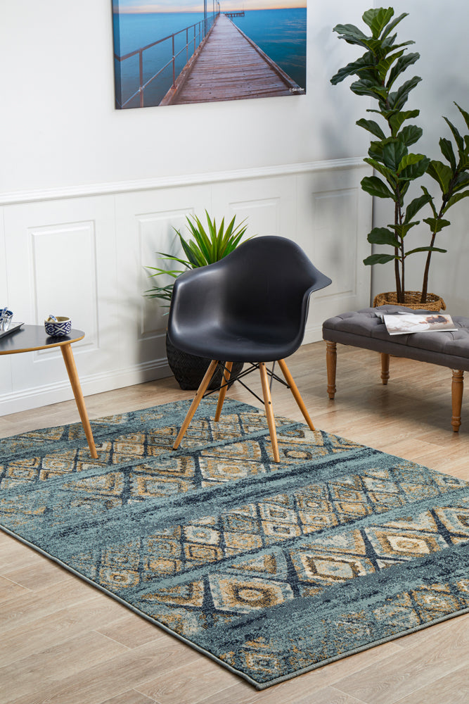 Oracle Contrast Blue Rug