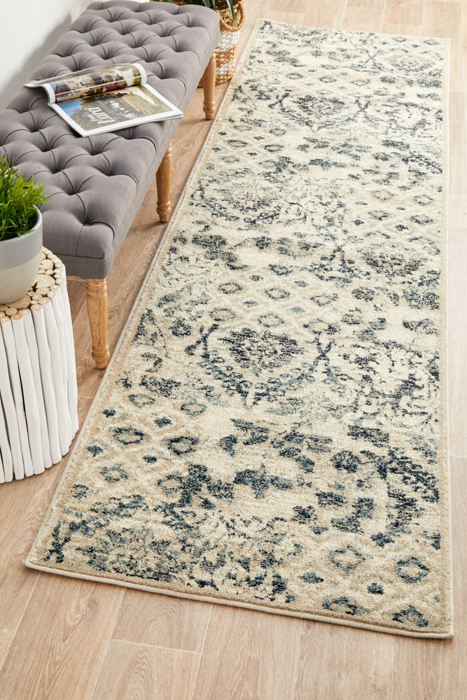 Oracle Illusion Blue Runner Rug