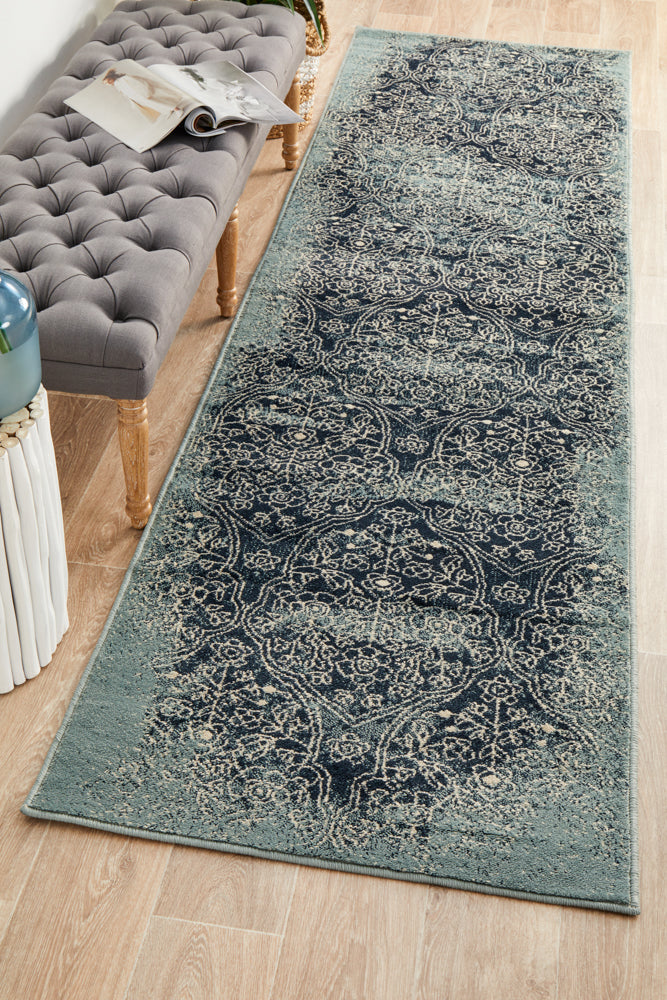 Oracle Edge Denim Runner Rug