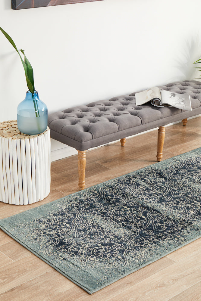 Oracle Edge Denim Runner Rug