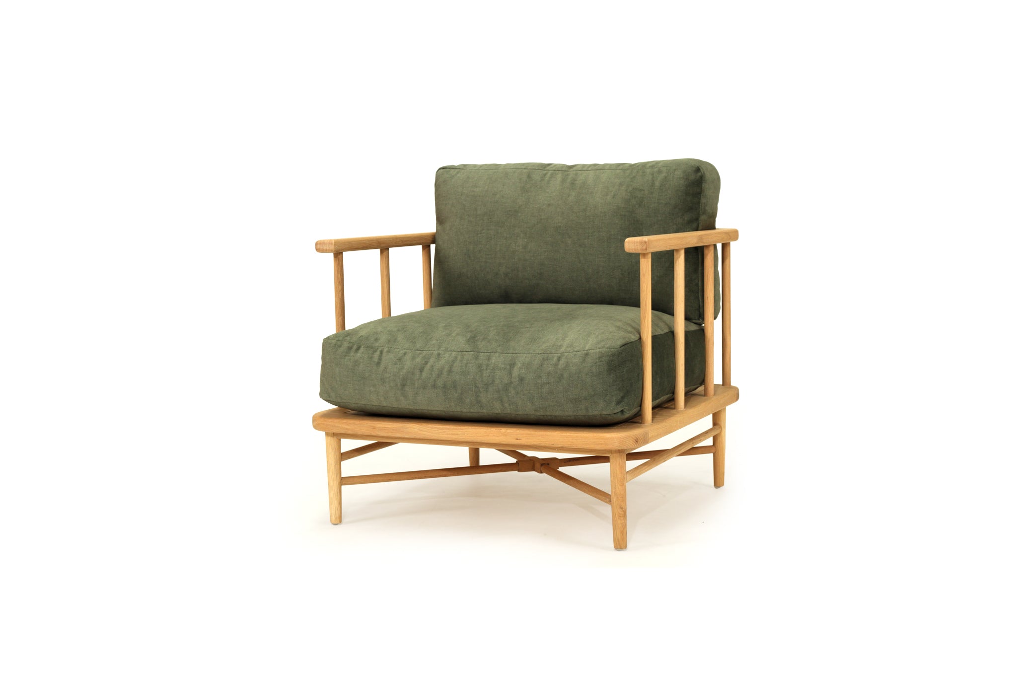 Ocea Armchair - Cypress Velvet Cushions