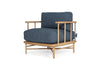 Ocea Armchair - Ink Blue Cushions