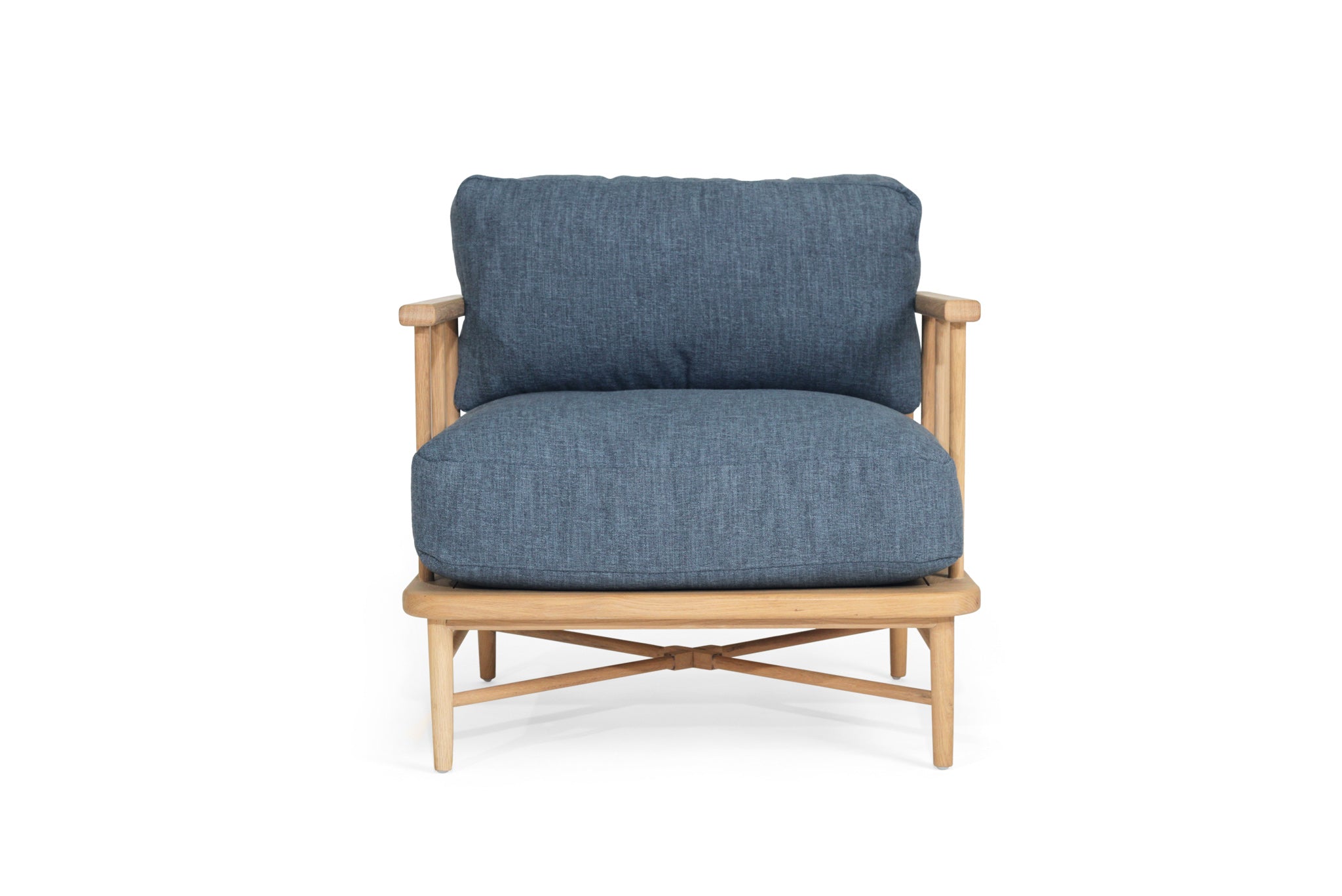 Ocea Armchair - Ink Blue Cushions