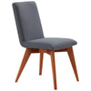 Maeko Fabric Dining Chair Blackwood - Grey