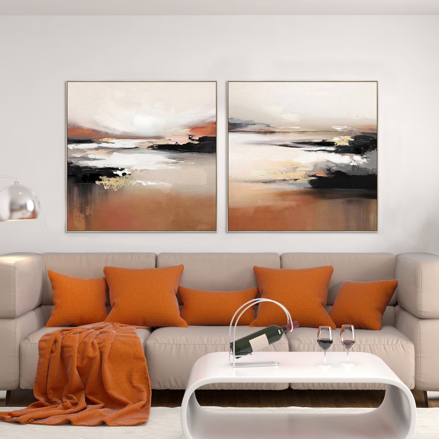 Mocha Mayhem Painting 82x82cm