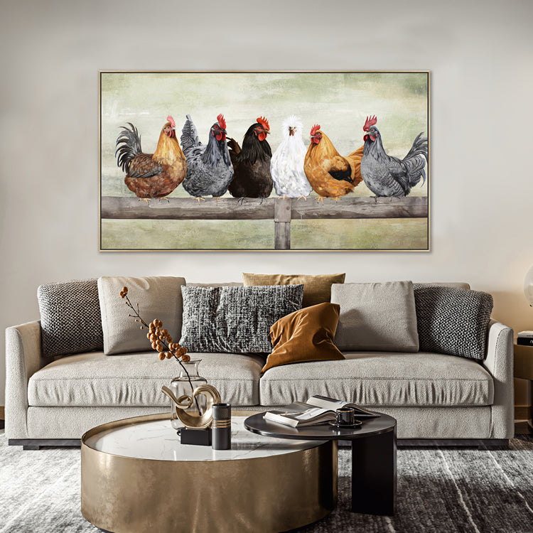 Cluck Comfort Painting 112x62cm