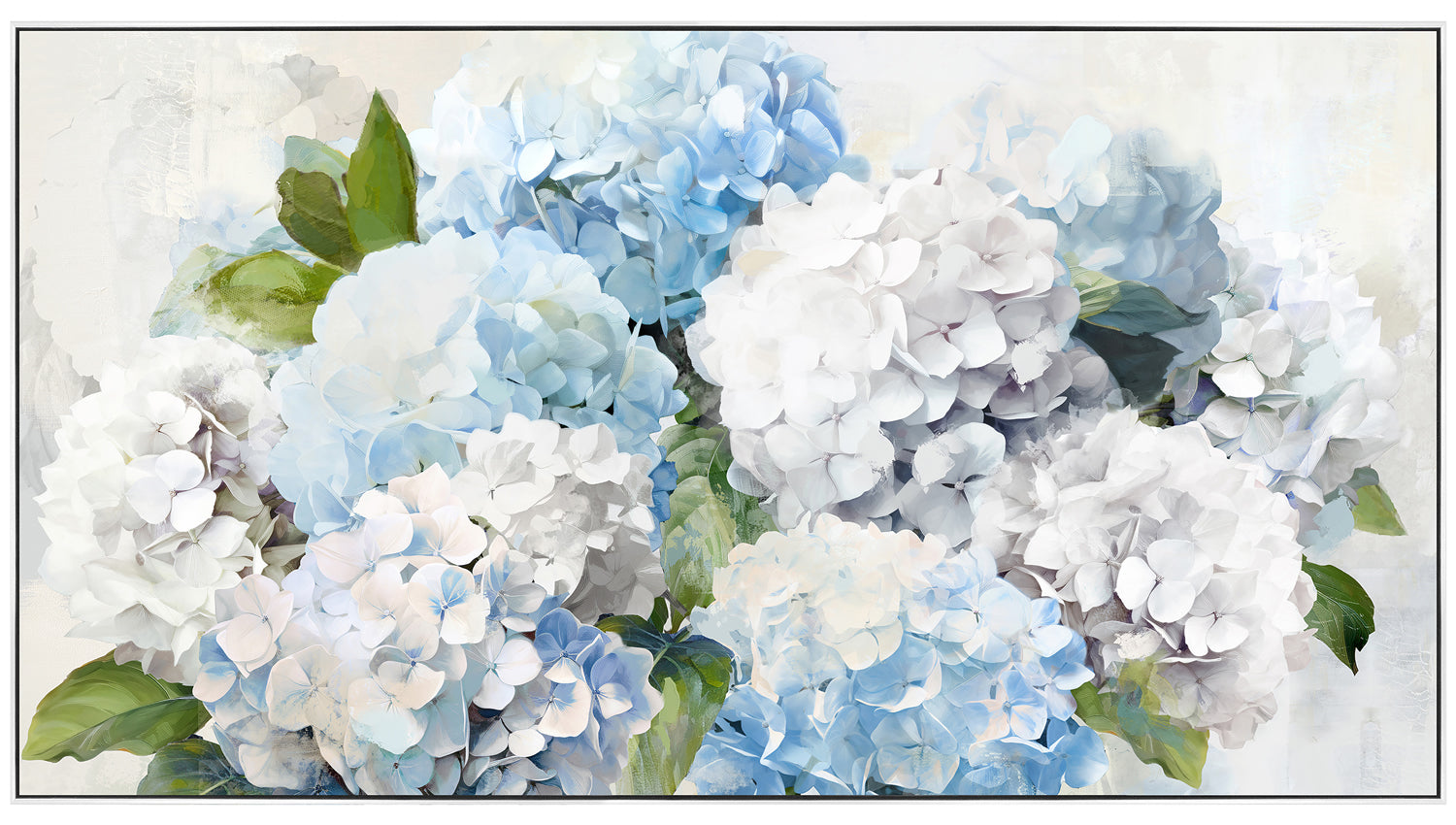 Hydrangea Hijinks Paint112x62cm