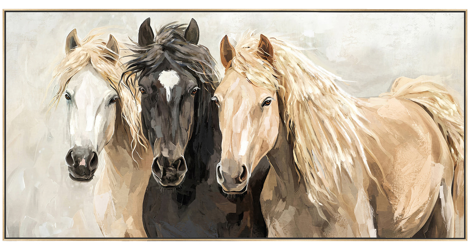 The Mane Event Painting 122x62cm