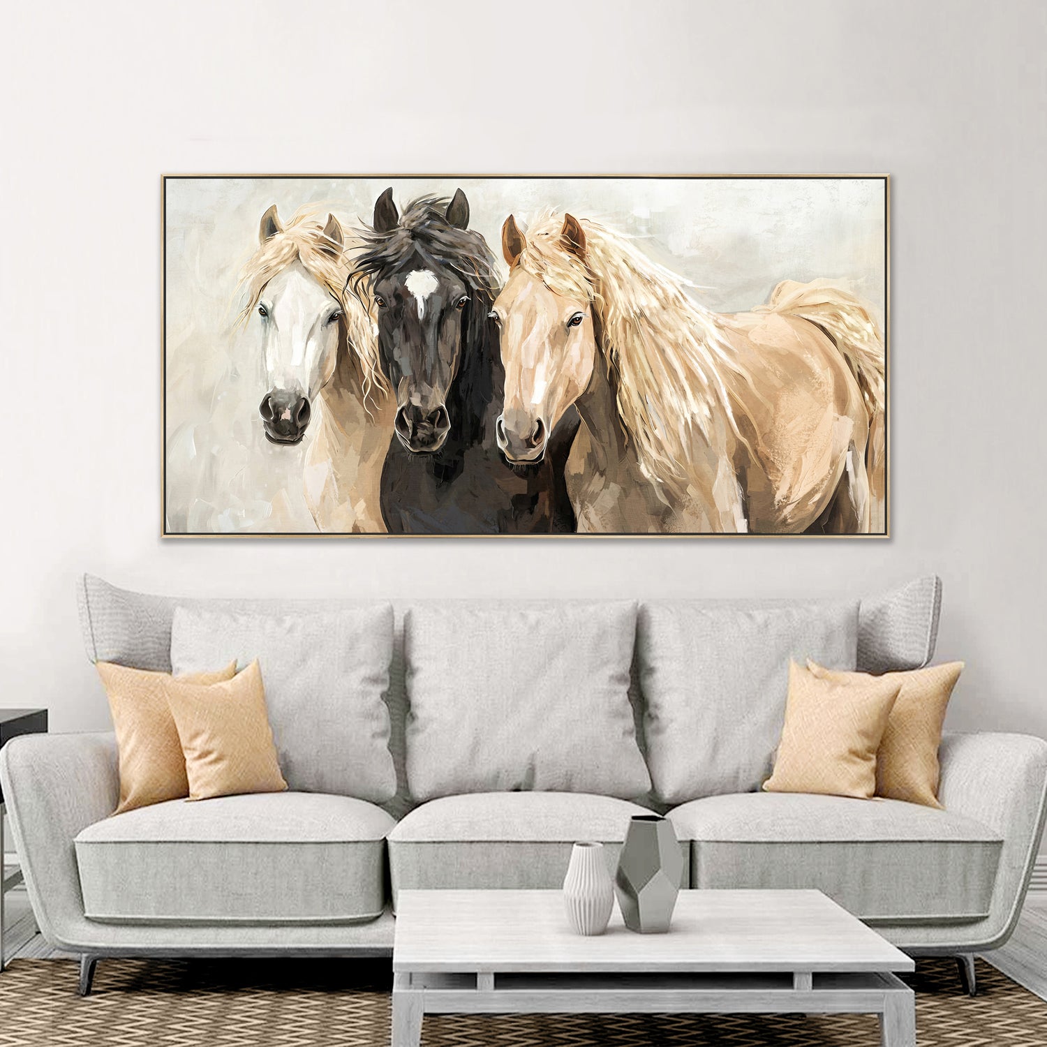 The Mane Event Painting 122x62cm