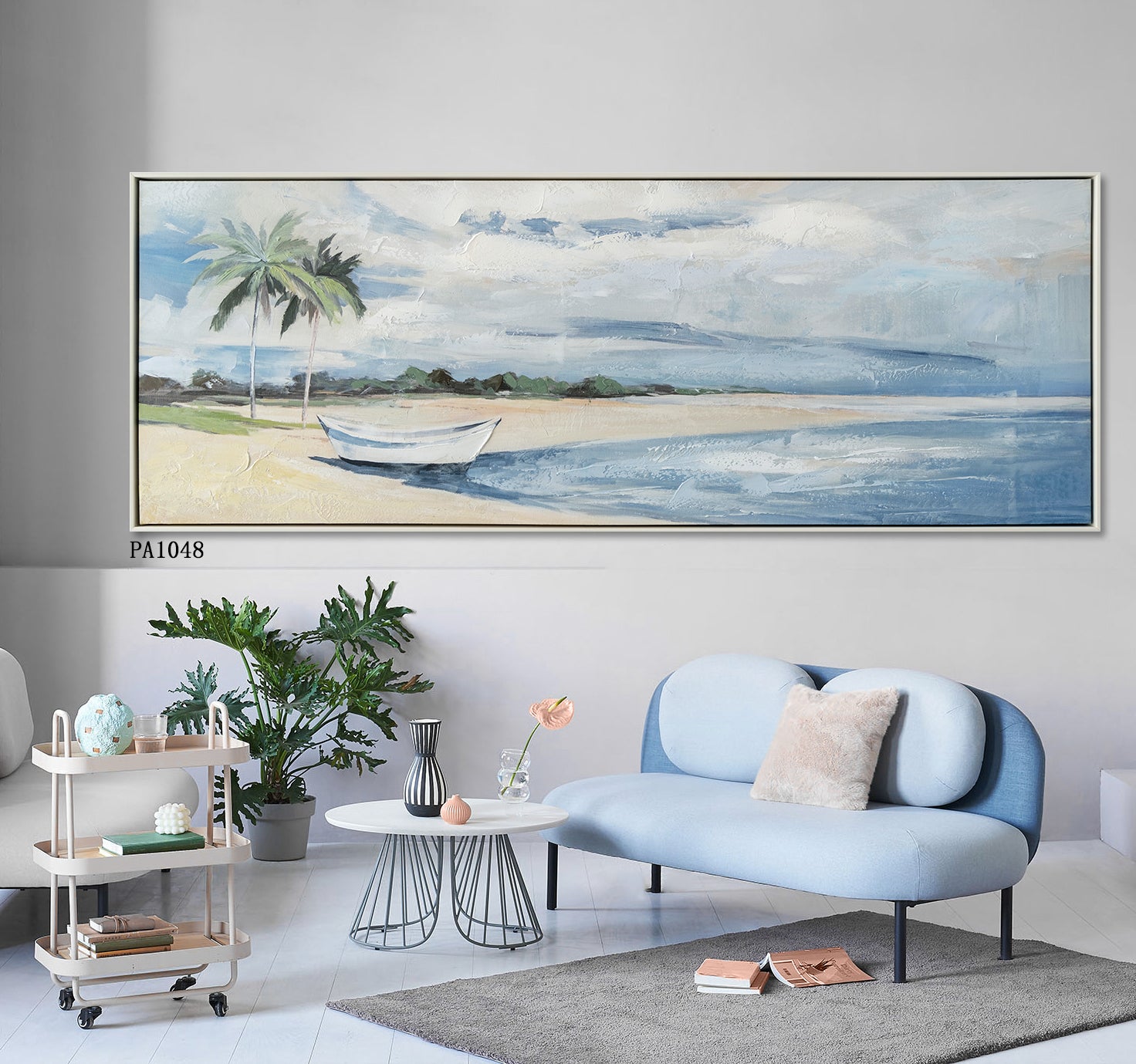 Row-mantic Painting 143x53cm