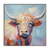 Moo-dy Blue Painting 83x83cm
