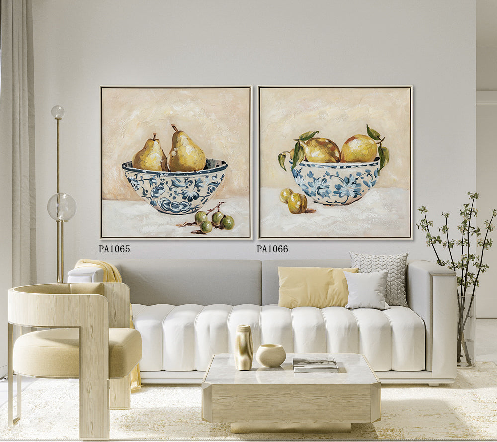 A Great Pear Painting 63x63cm
